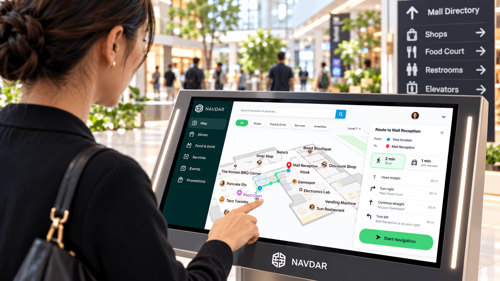 NavDar — Enterprise Indoor Wayfinding & Venue Navigation screenshot 1