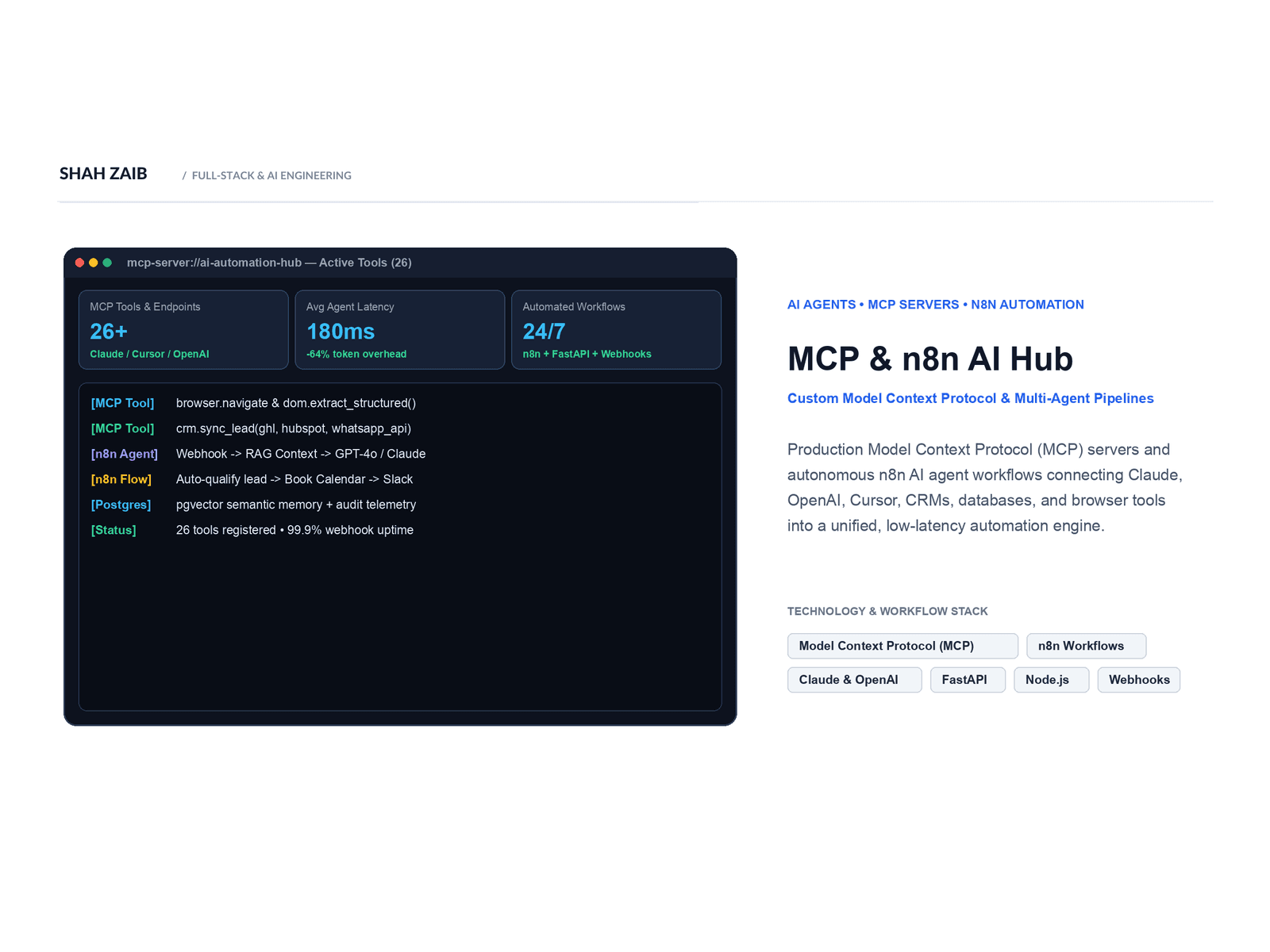 Enterprise MCP Servers & Autonomous n8n Workflow Hub