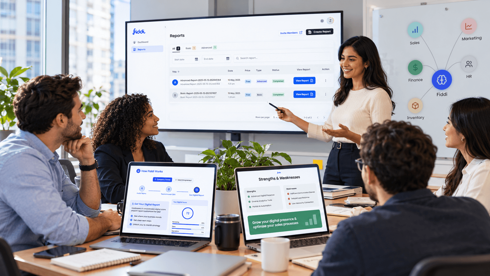Fiddi.ai — AI Financial Intelligence & Automated Report Builder screenshot 3