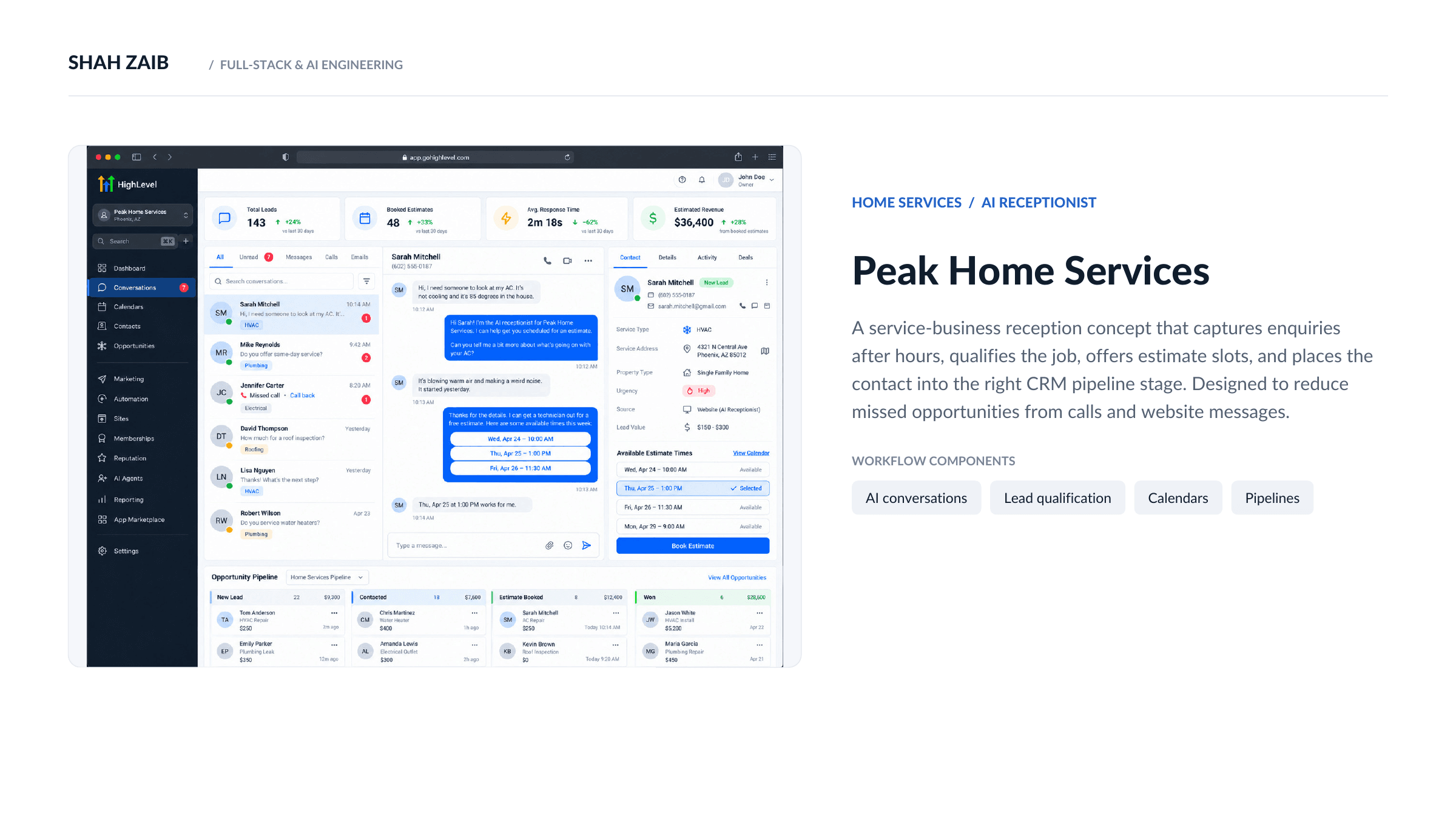 GoHighLevel (GHL) AI Agency Systems, Voice AI & Snapshot Architecture screenshot 1